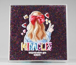 4nio - NIO-0140 KOYU PEMBE MIRACLES SİMLİ DEFTER