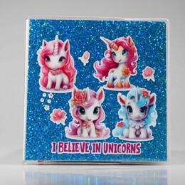 4nio - NIO-0140 MAVİ BABY UNICORN SİMLİ DEFTER