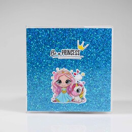 4nio - NIO-0140 MAVİ PRINCES SİMLİ DEFTER