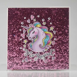 4nio - NIO-0140 PEMBE MAGICAL UNICORN SİMLİ DEFTER
