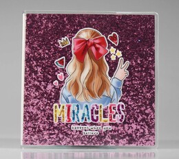 4nio - NIO-0140 PEMBE MIRACLES SİMLİ DEFTER