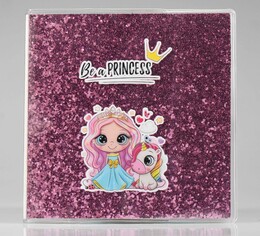 4nio - NIO-0140 PEMBE PRINCESS SİMLİ DEFTER